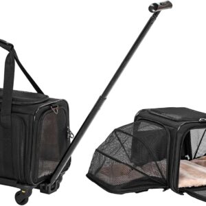Airline-Checked Pet Carrier with Wheels