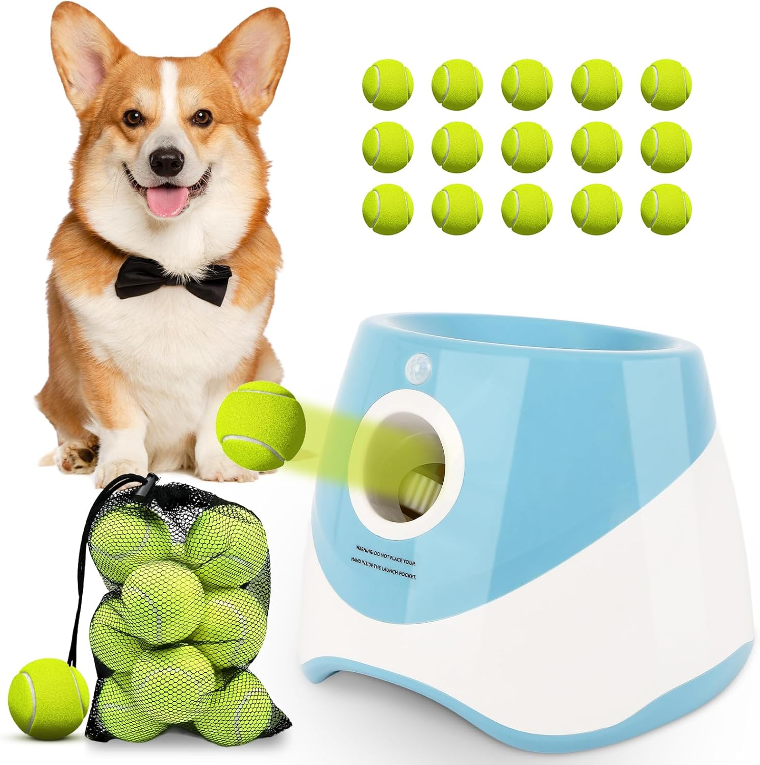 Automatic Dog Ball Launcher for Small Dogs