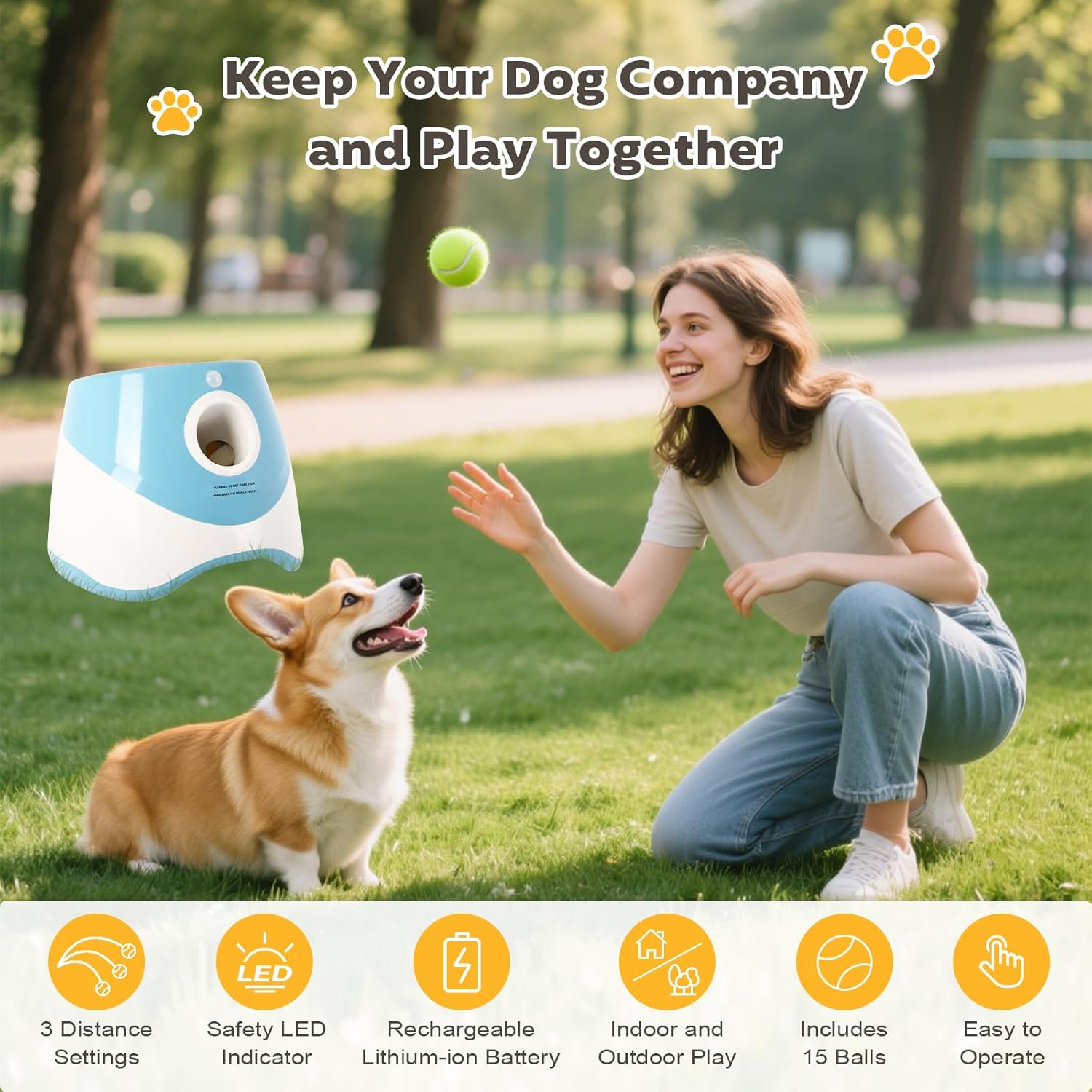 Automatic Dog Ball Launcher for Small Dogs - Image 2