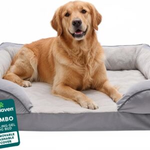 Cooling Gel Dog Bed for Large Dogs