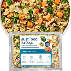JustFoodForDogs Frozen Fresh Dog Food – Sensitive Skin & Coat Recipe