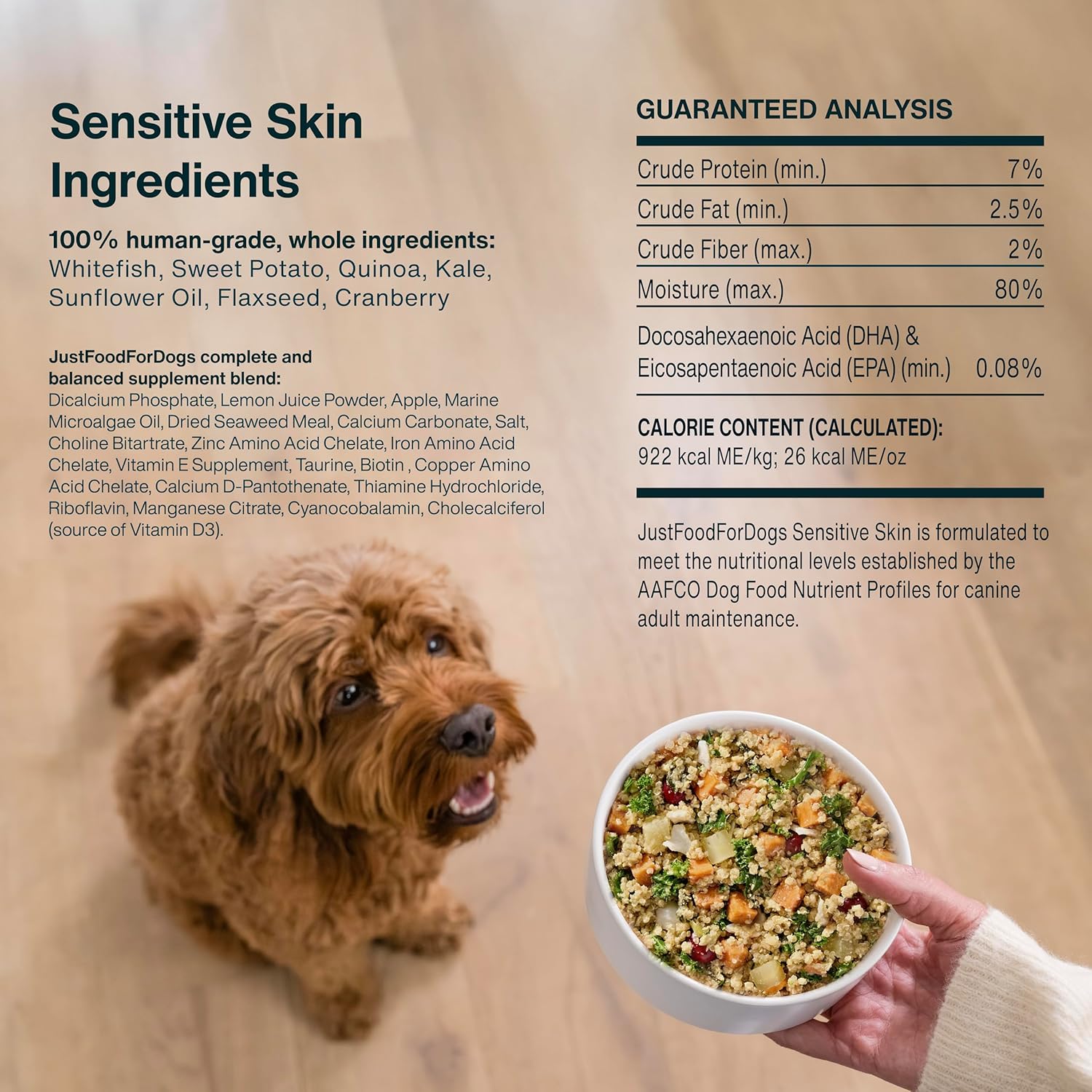 JustFoodForDogs Frozen Fresh Dog Food – Sensitive Skin & Coat Recipe - Image 6